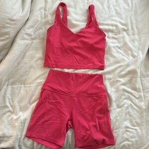 Lululemon Align Top and 6” Biker Short Set